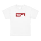 Crested Butte Youth T-Shirt featuring Mtns Co logo and trail map design, ideal for fans of the ski resort apparel.