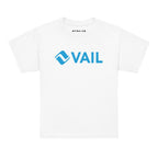 Vail Youth T-Shirt featuring official licensed ski resort apparel Mtns Co Trail Map Logo.