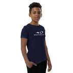 Whistler Blackcomb Youth T-Shirt featuring the official logo from Mtns Co, perfect unisex fit for kids.