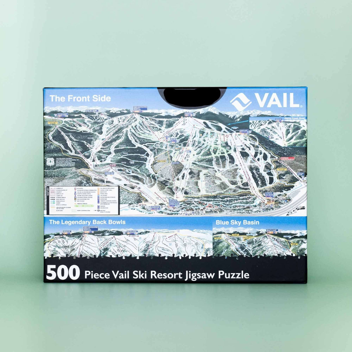 Vail Ski Resort Jigsaw Puzzle – 500 Pieces – Mtns Co