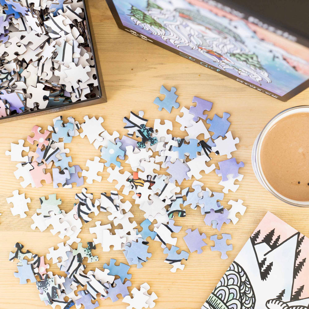 Ski Girl Jigsaw Puzzle | 1000 Piece Jigsaw Puzzle