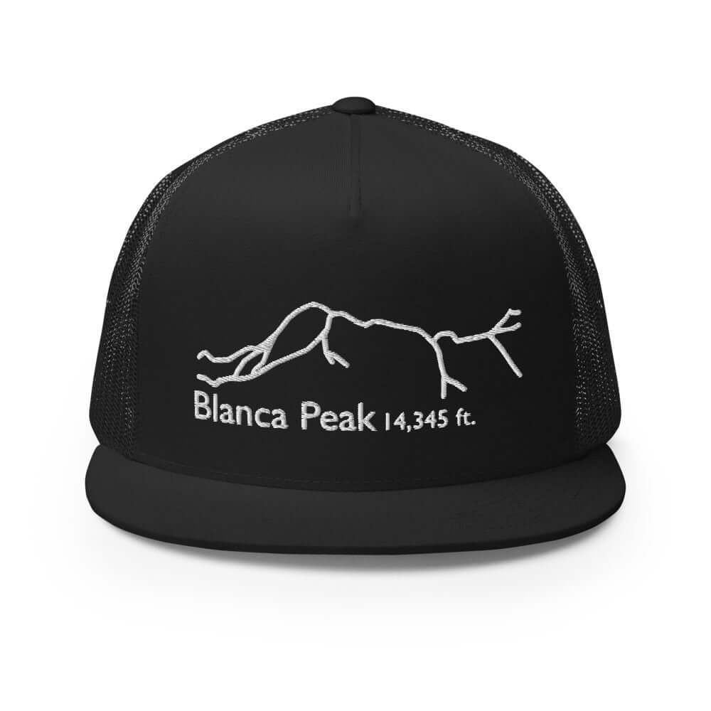 Blanca Peak Fourteener 5-Panel Mesh Trucker Hat – Mtns Co