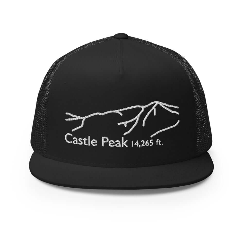 Castle Peak Fourteener 5-Panel Mesh Trucker Hat – Mtns Co