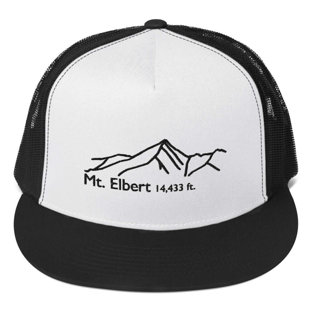 Mt Elbert Fourteener 5-Panel Mesh Trucker Hat – Mtns Co