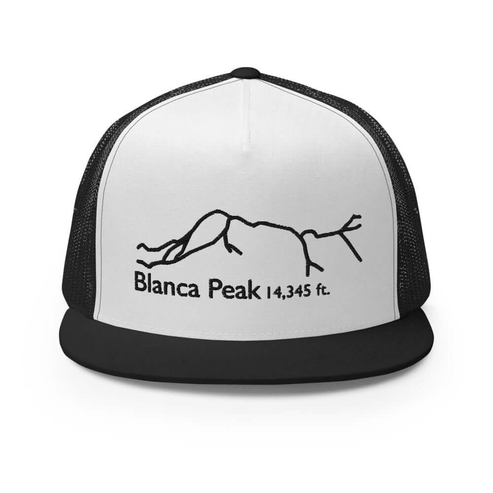 Blanca Peak Fourteener 5-Panel Mesh Trucker Hat – Mtns Co