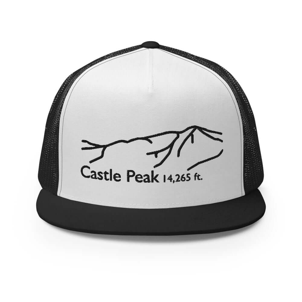 Castle Peak Fourteener 5-Panel Mesh Trucker Hat – Mtns Co