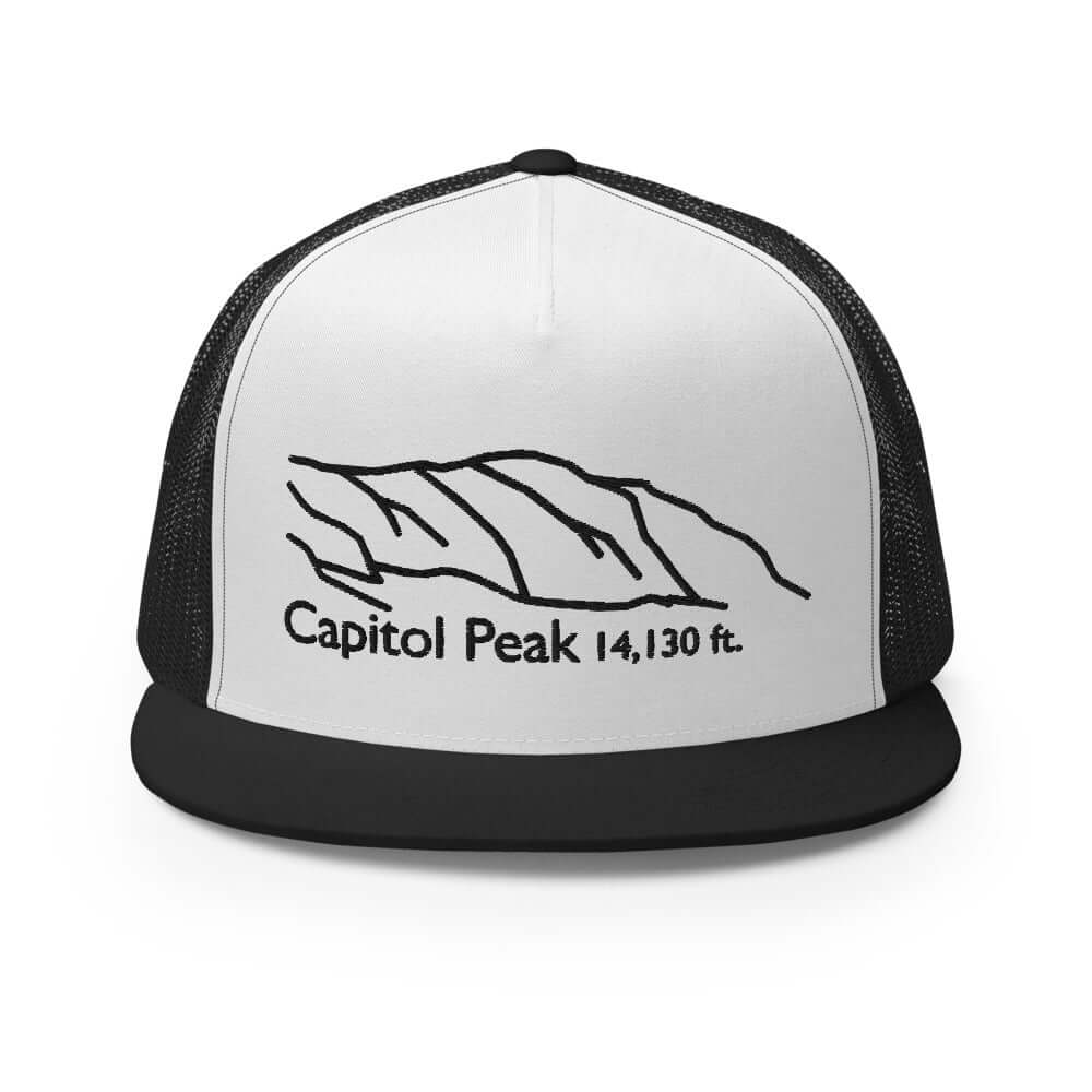 Capitol Peak Fourteener 5-Panel Mesh Trucker Hat – Mtns Co