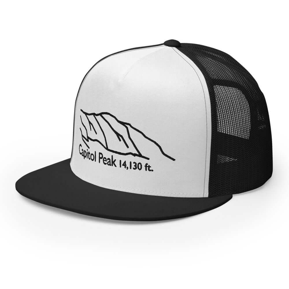 Capitol Peak Fourteener 5-Panel Mesh Trucker Hat – Mtns Co