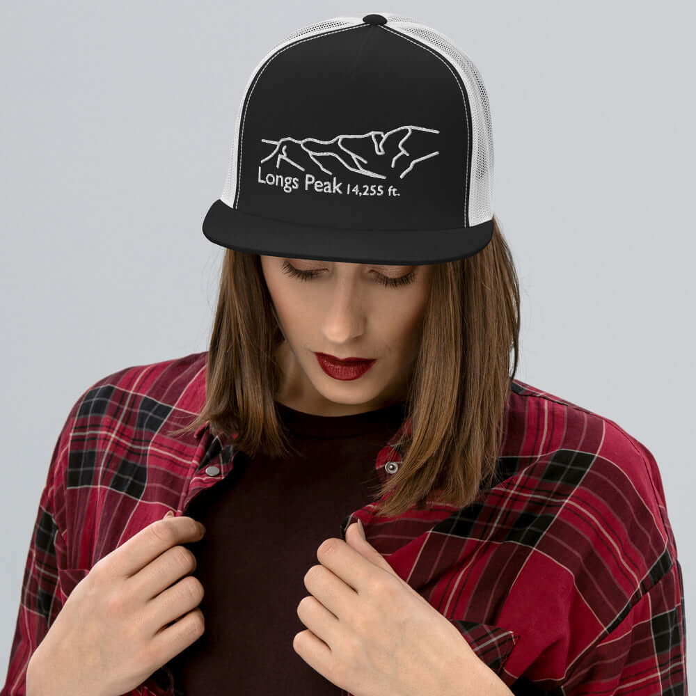 Longs Peak Fourteener 5-Panel Mesh Trucker Hat – Mtns Co