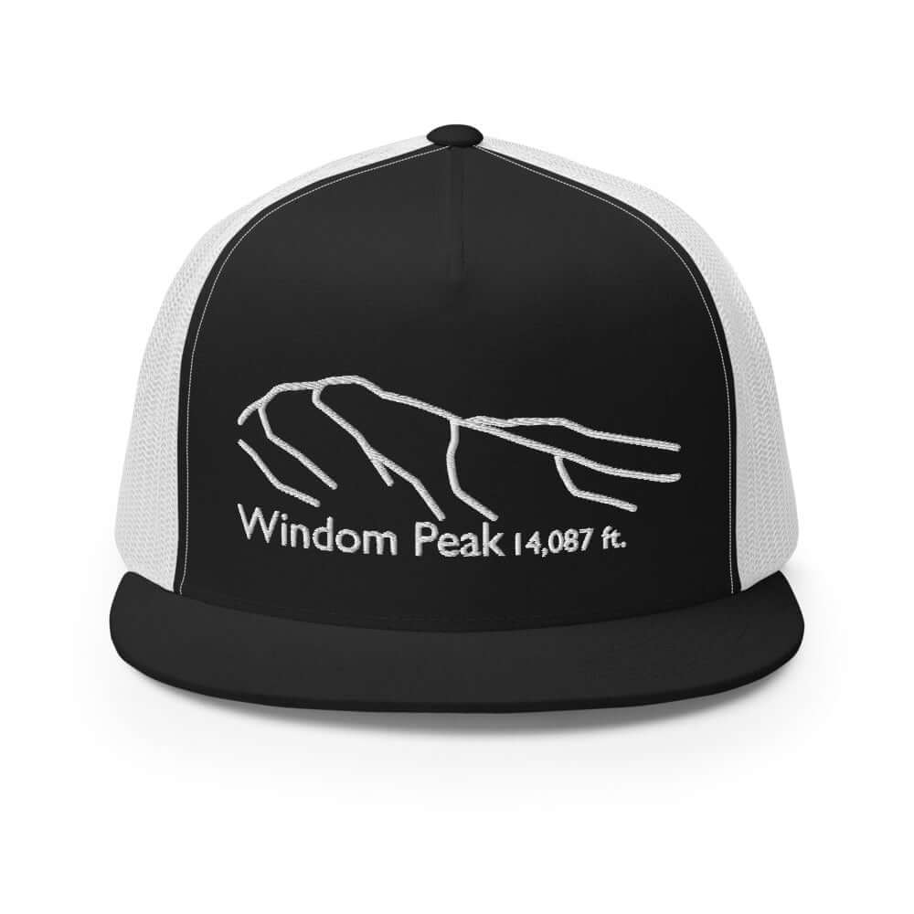 Windom Peak Fourteener 5Panel Mesh Trucker Hat Mtns Co