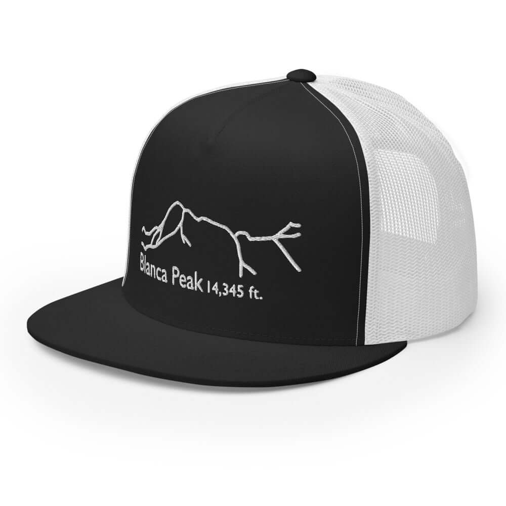 Blanca Peak Fourteener 5-Panel Mesh Trucker Hat – Mtns Co