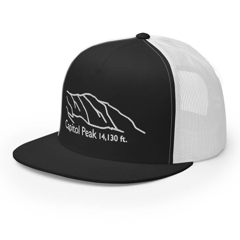 Capitol Peak Fourteener 5-Panel Mesh Trucker Hat – Mtns Co