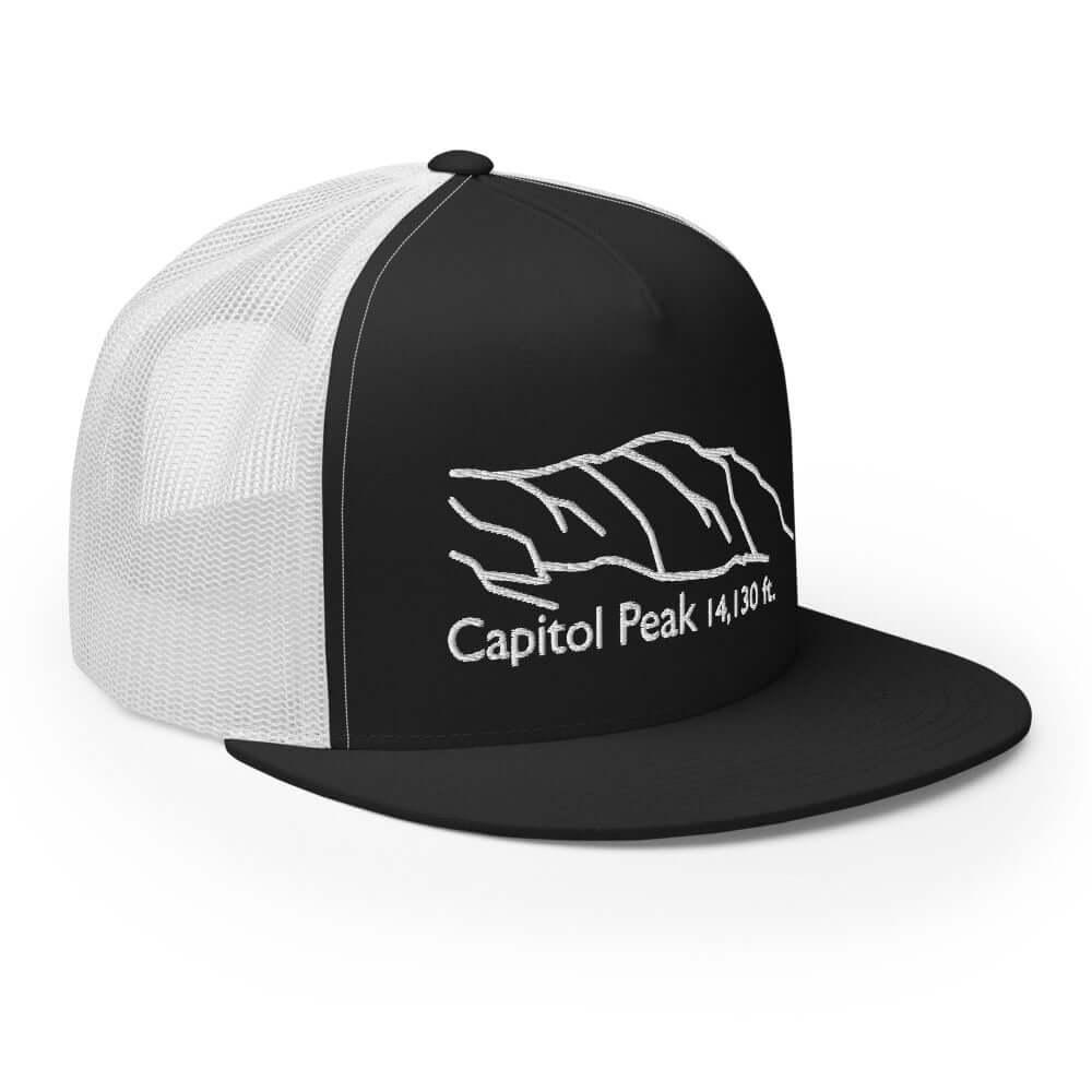 Capitol Peak Fourteener 5-Panel Mesh Trucker Hat – Mtns Co