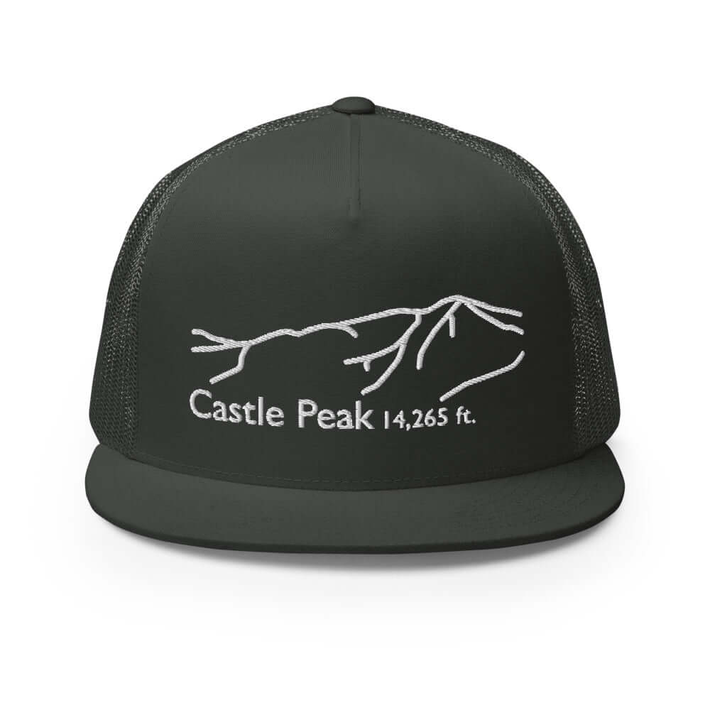 Castle Peak Fourteener 5-Panel Mesh Trucker Hat – Mtns Co