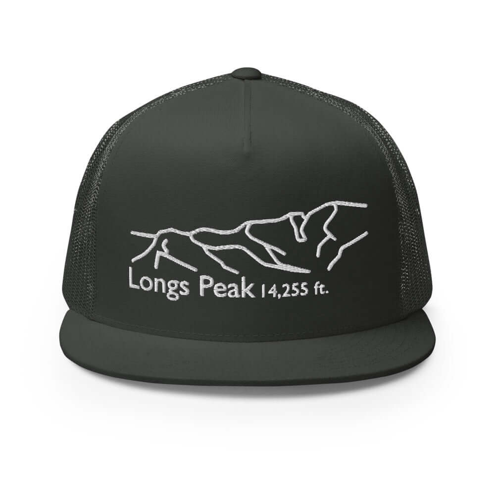 Longs Peak Fourteener 5-Panel Mesh Trucker Hat – Mtns Co