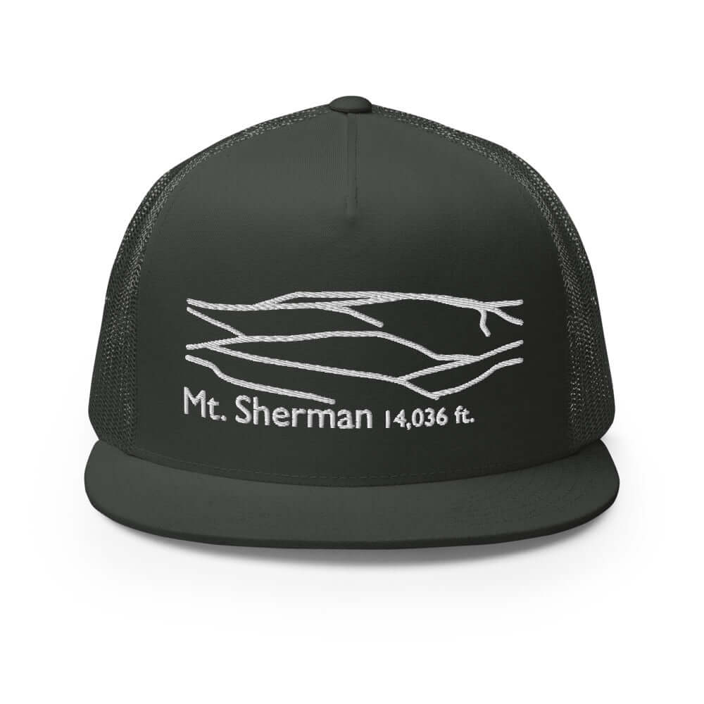 Mt. Sherman Fourteener 5-Panel Mesh Trucker Hat – Mtns Co