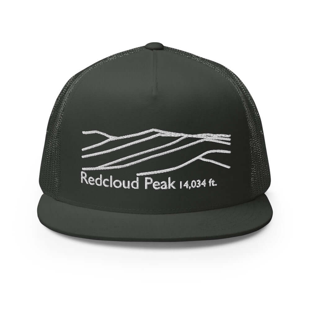 Redcloud Peak Fourteener 5-Panel Mesh Trucker Hat – Mtns Co