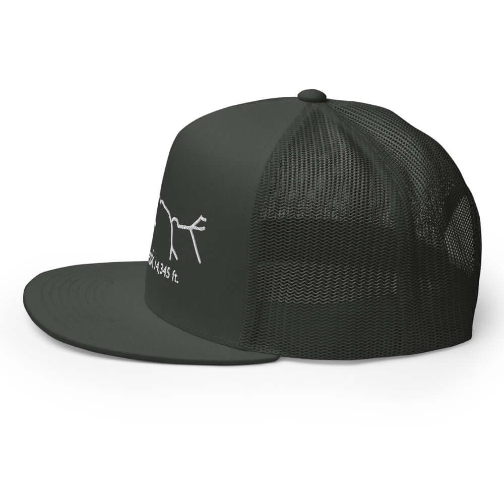 Blanca Peak Fourteener 5-Panel Mesh Trucker Hat – Mtns Co