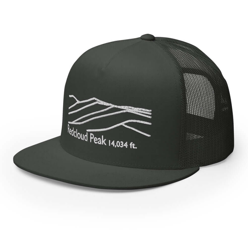 Redcloud Peak Fourteener 5-Panel Mesh Trucker Hat – Mtns Co