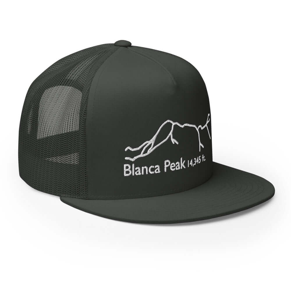 Blanca Peak Fourteener 5-Panel Mesh Trucker Hat – Mtns Co