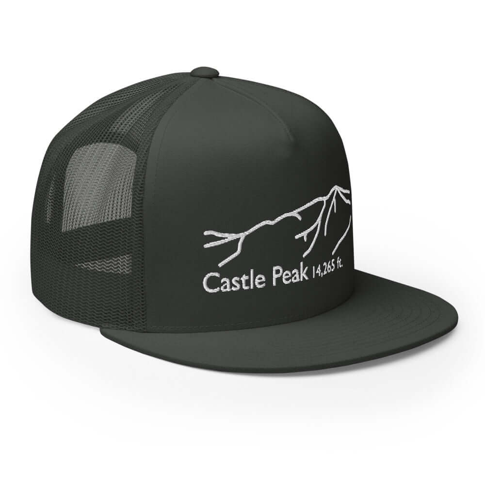 Castle Peak Fourteener 5-Panel Mesh Trucker Hat – Mtns Co