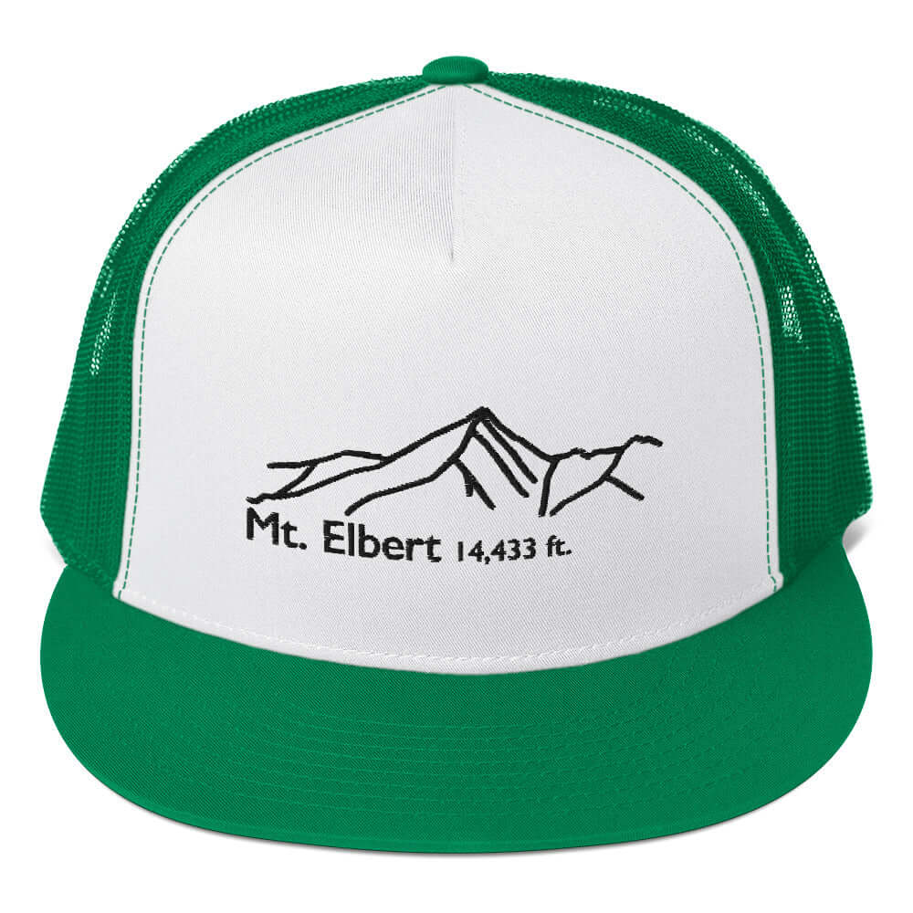 Mt Elbert Fourteener 5-Panel Mesh Trucker Hat – Mtns Co