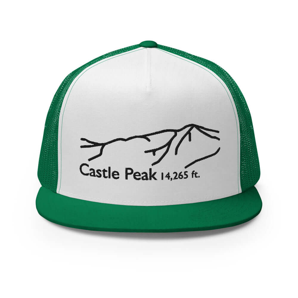 Castle Peak Fourteener 5-Panel Mesh Trucker Hat – Mtns Co