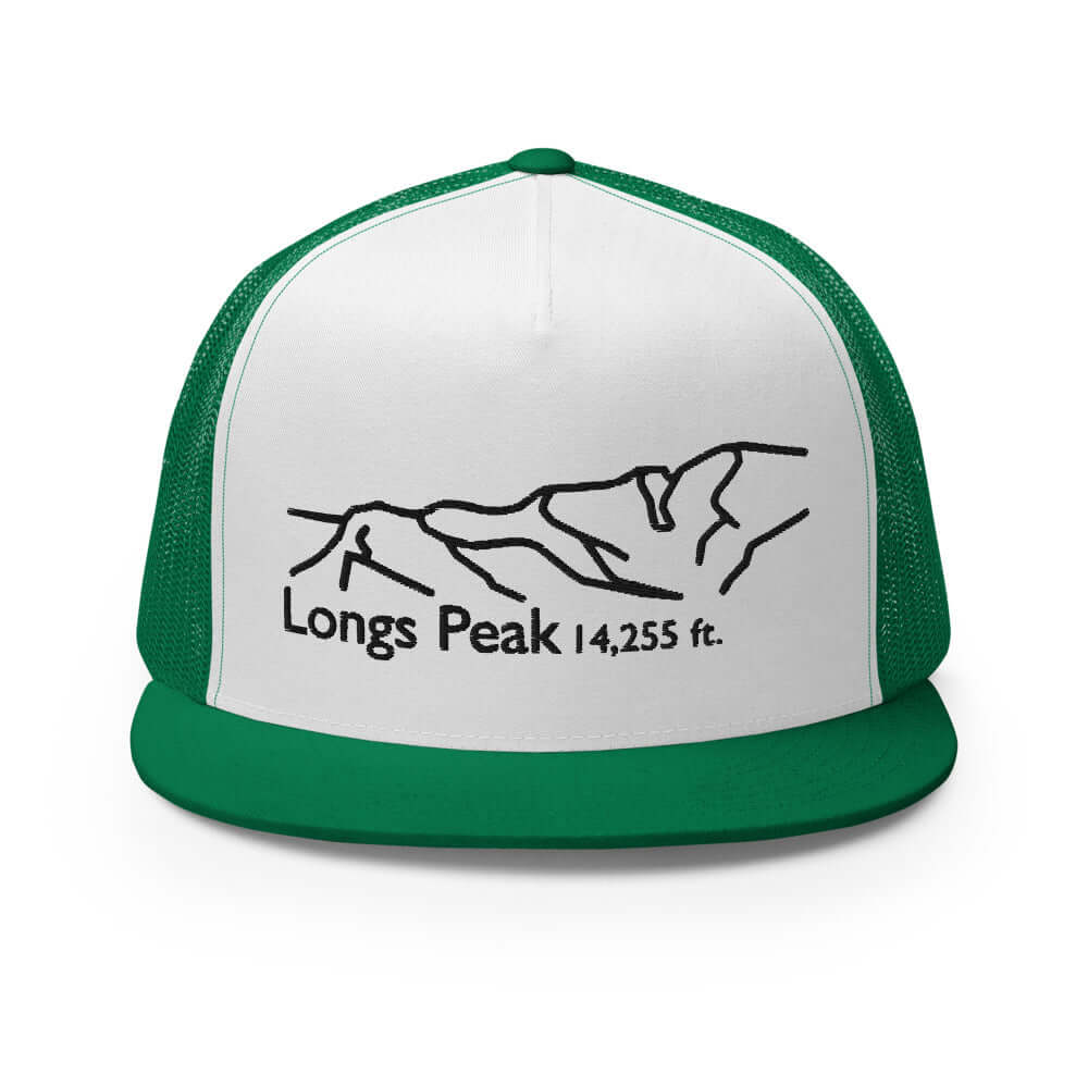 Longs Peak Fourteener 5-Panel Mesh Trucker Hat – Mtns Co