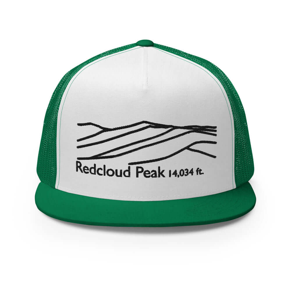 Redcloud Peak Fourteener 5-Panel Mesh Trucker Hat – Mtns Co