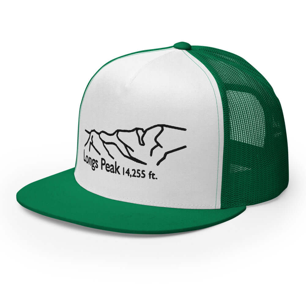 Longs Peak Fourteener 5-Panel Mesh Trucker Hat – Mtns Co