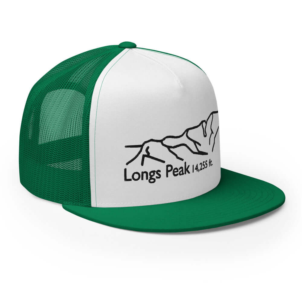 Longs Peak Fourteener 5-Panel Mesh Trucker Hat – Mtns Co