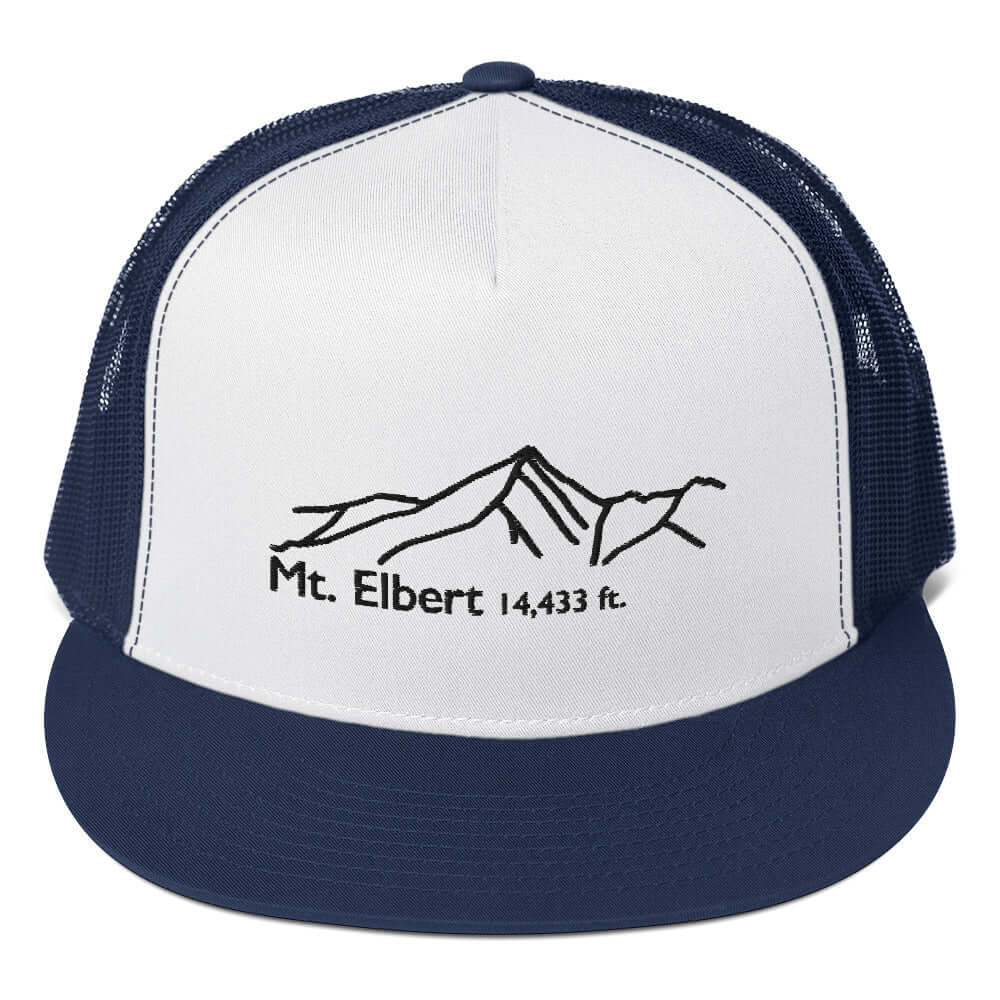 Mt Elbert Fourteener 5-Panel Mesh Trucker Hat – Mtns Co