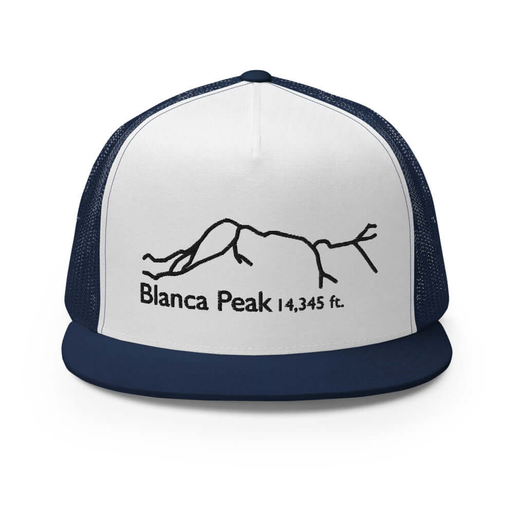 Blanca Peak Fourteener 5-Panel Mesh Trucker Hat – Mtns Co