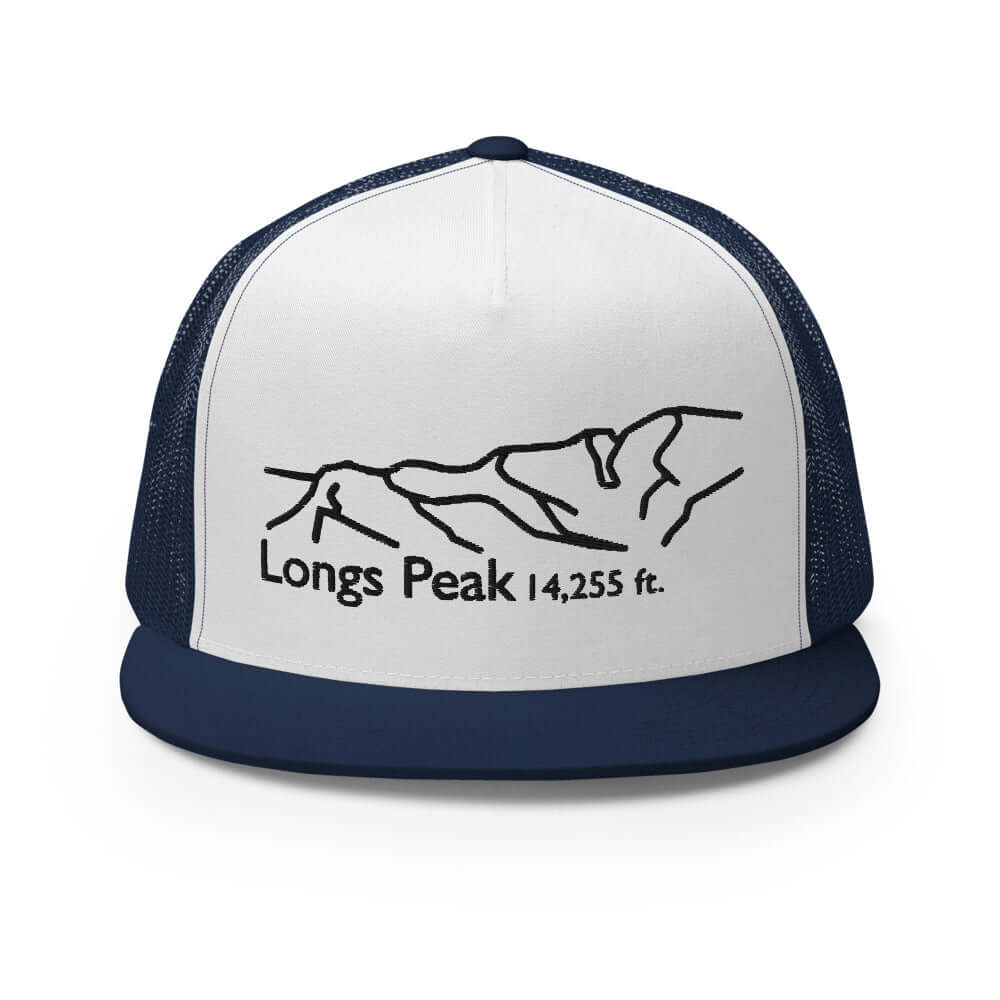 Longs Peak Fourteener 5-Panel Mesh Trucker Hat – Mtns Co