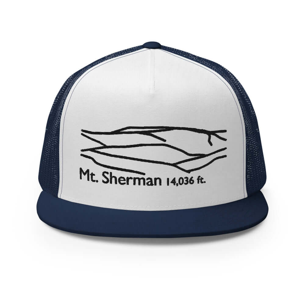Mt. Sherman Fourteener 5-Panel Mesh Trucker Hat – Mtns Co