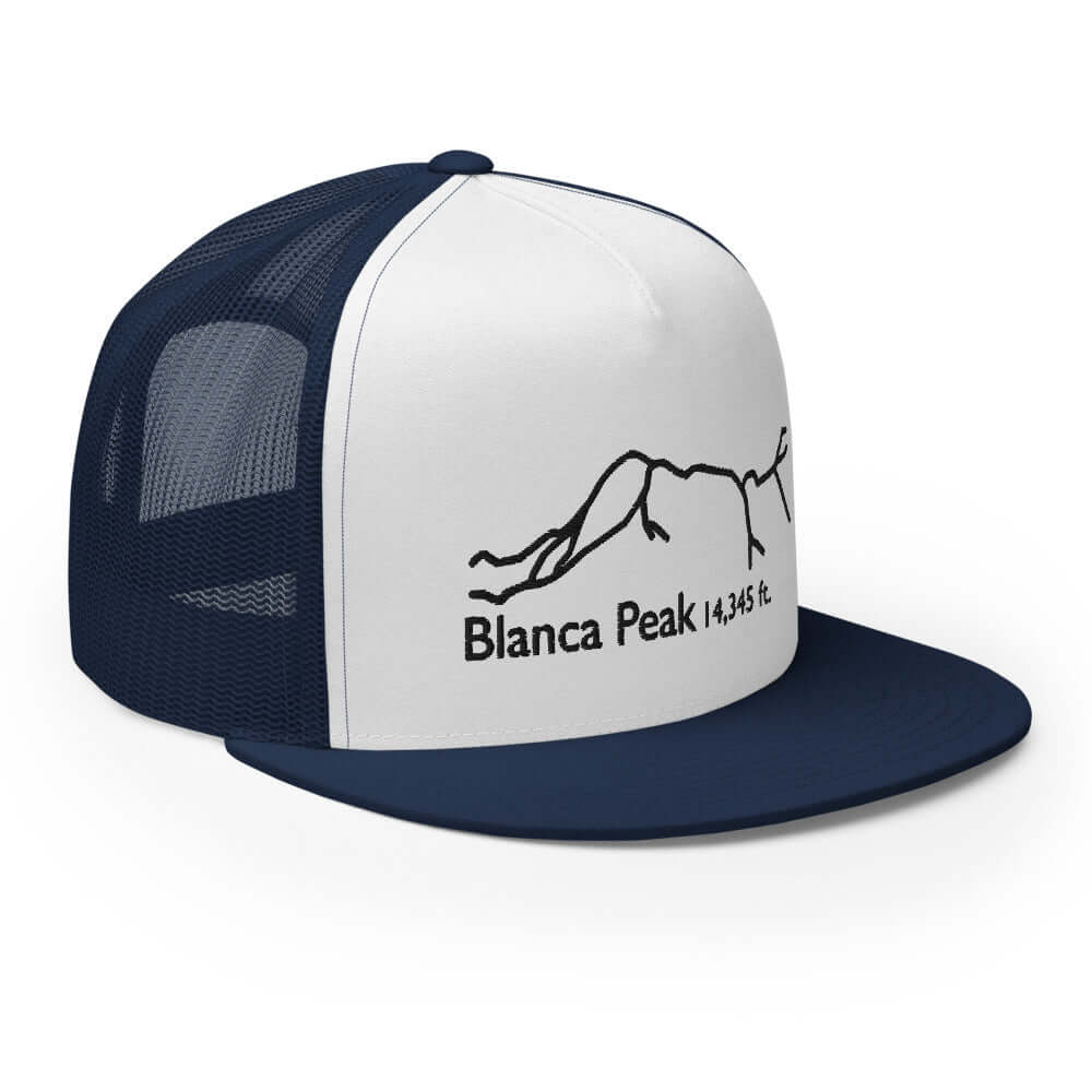 Blanca Peak Fourteener 5-Panel Mesh Trucker Hat – Mtns Co