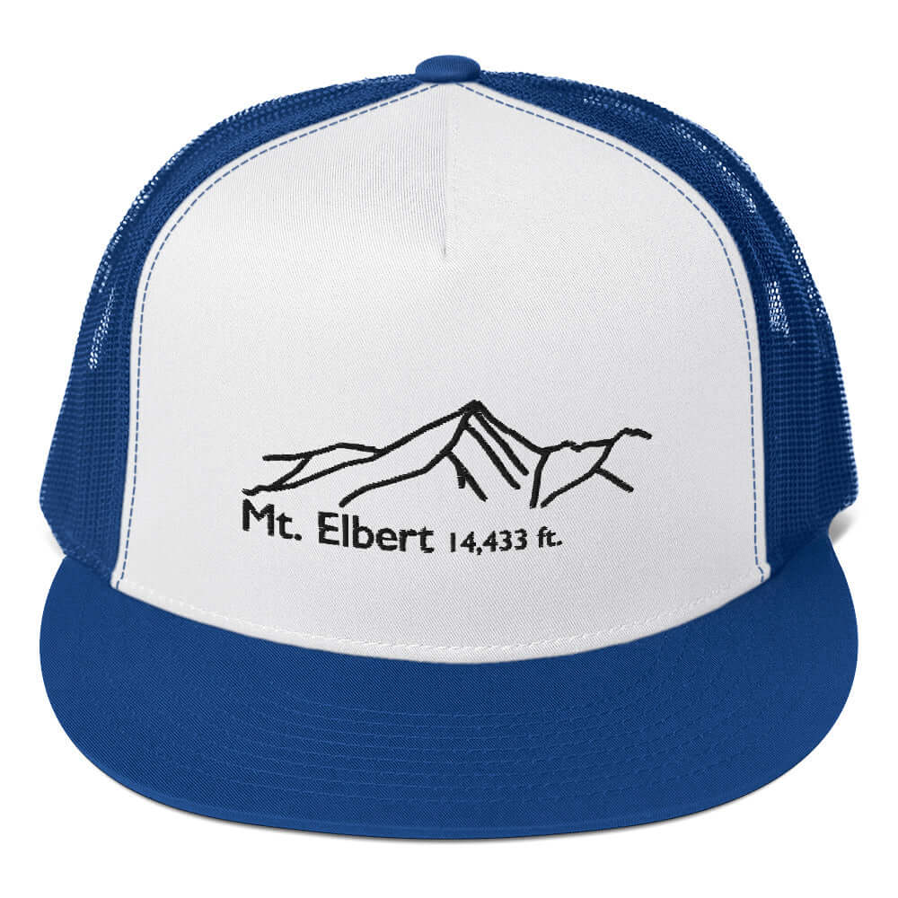 Mt Elbert Fourteener 5-Panel Mesh Trucker Hat – Mtns Co