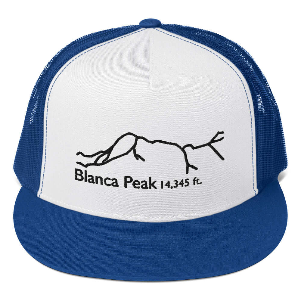 Blanca Peak Fourteener 5-Panel Mesh Trucker Hat – Mtns Co