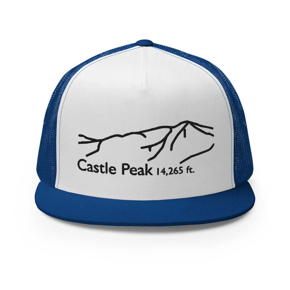 Castle Peak Fourteener 5-Panel Mesh Trucker Hat – Mtns Co