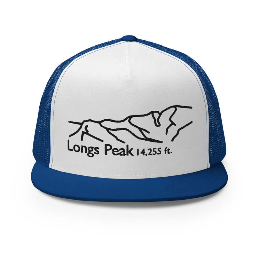 Longs Peak Fourteener 5-Panel Mesh Trucker Hat – Mtns Co