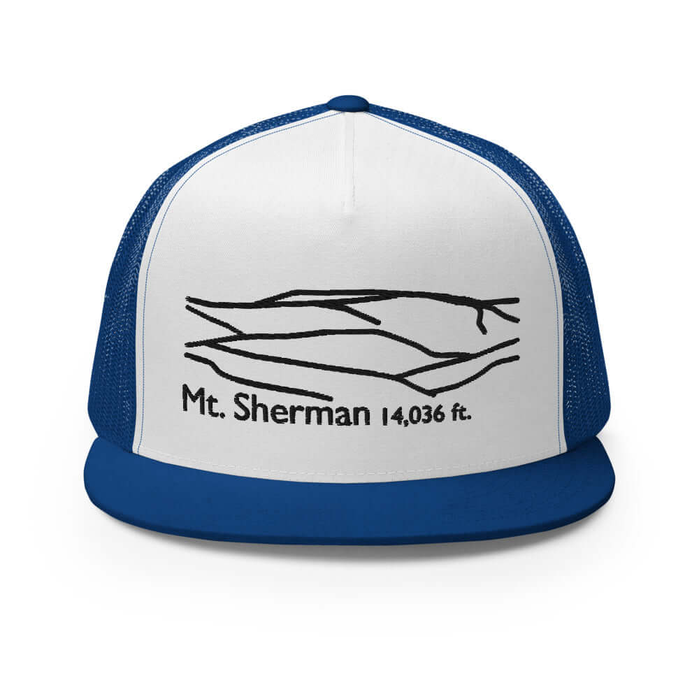 Mt. Sherman Fourteener 5-Panel Mesh Trucker Hat – Mtns Co