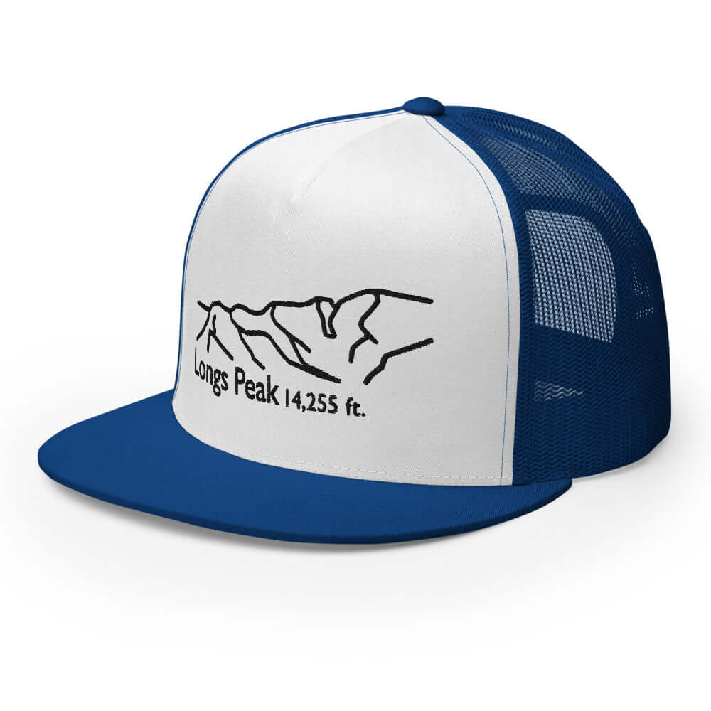 Longs Peak Fourteener 5-Panel Mesh Trucker Hat – Mtns Co