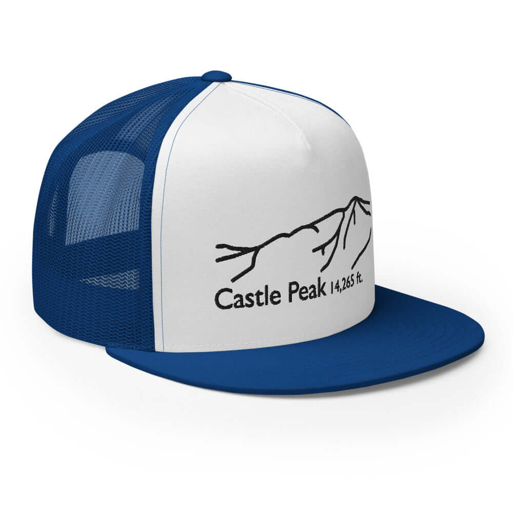 Castle Peak Fourteener 5-Panel Mesh Trucker Hat – Mtns Co