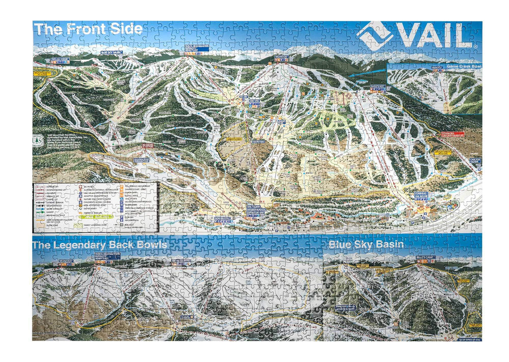 Vail Ski Resort Jigsaw Puzzle – 1000 Pieces – Mtns Co
