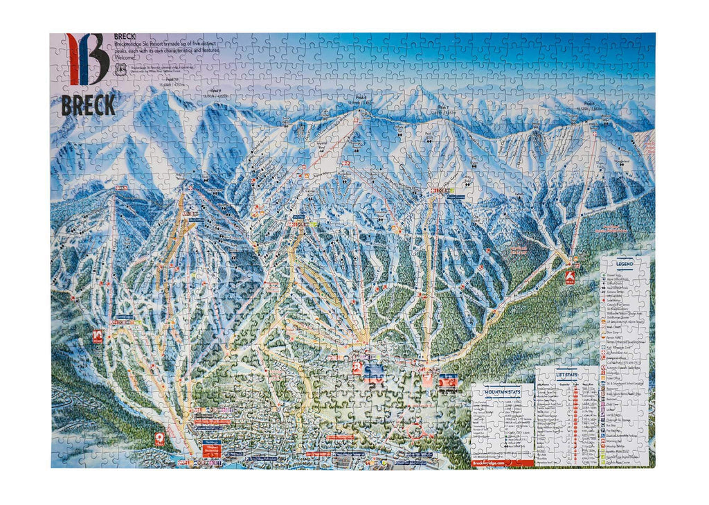 Breckenridge Ski Resort Jigsaw Puzzle – 1000 Pieces – Mtns Co