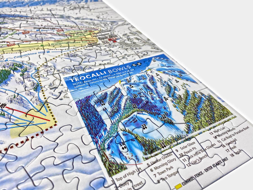 Crested Butte Ski Resort Jigsaw Puzzle – 500 Pieces – Mtns Co