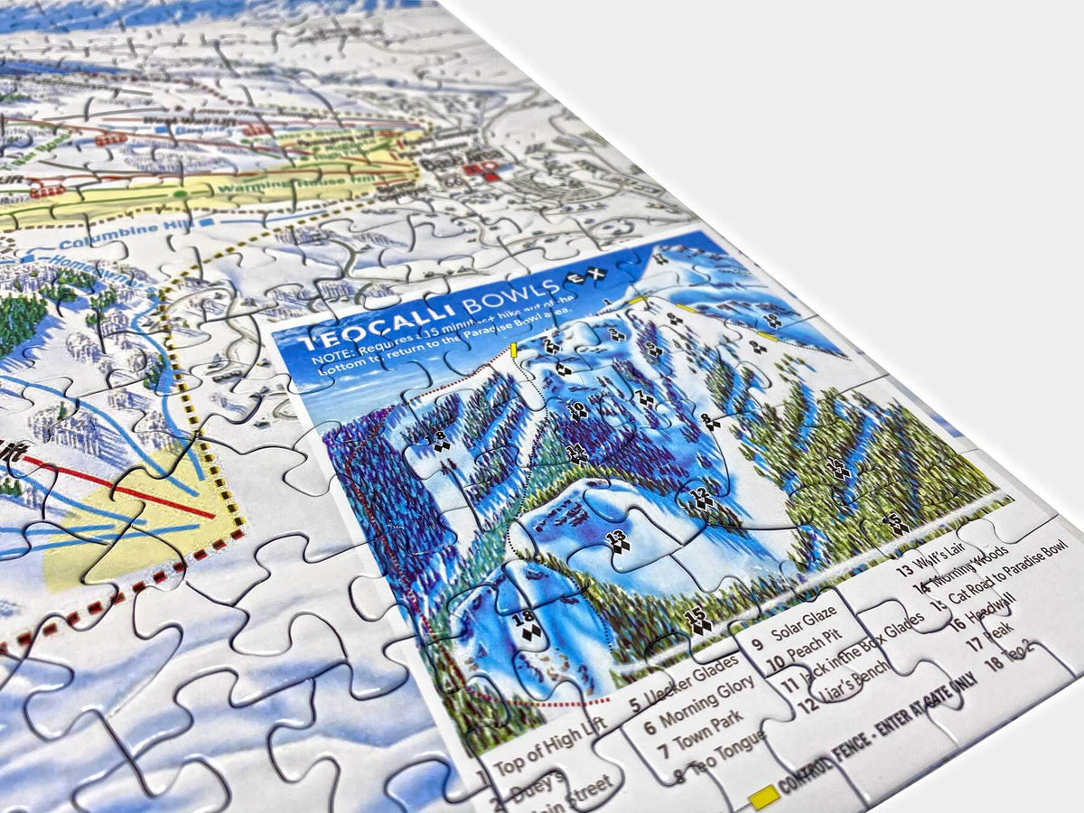 Crested Butte Ski Resort Jigsaw Puzzle – 500 Pieces – Mtns Co