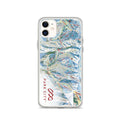 Park City Trail Map iPhone Case featuring the official Park City trail map by Mtns Co.