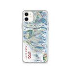 Park City Trail Map iPhone Case featuring the official Park City trail map by Mtns Co.