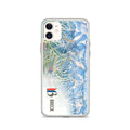 Breckenridge Trail Map iPhone Case featuring the official trail map from Breckenridge ski resort, by Mtns Co.